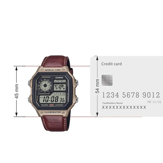 CASIO AE 1200 LEATHER