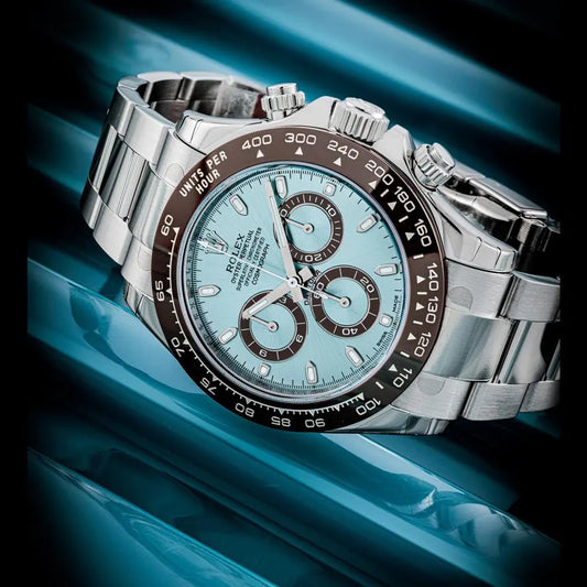Rolex Cosmograph Daytona Ice-Blue Dial comInline Delivery Info