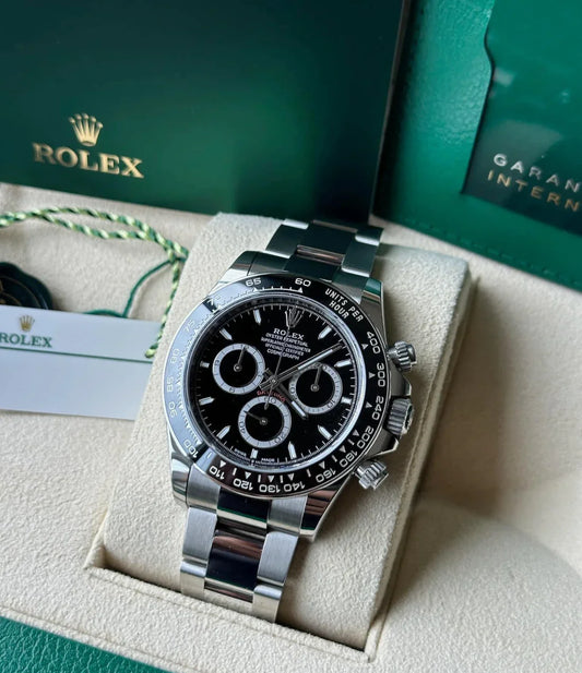 Rolex Cosmograph Daytona Black dial comInline Delivery Info