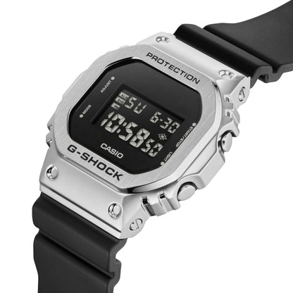 G-SHOCK 5600BB METAL BODY SILVER BLACK