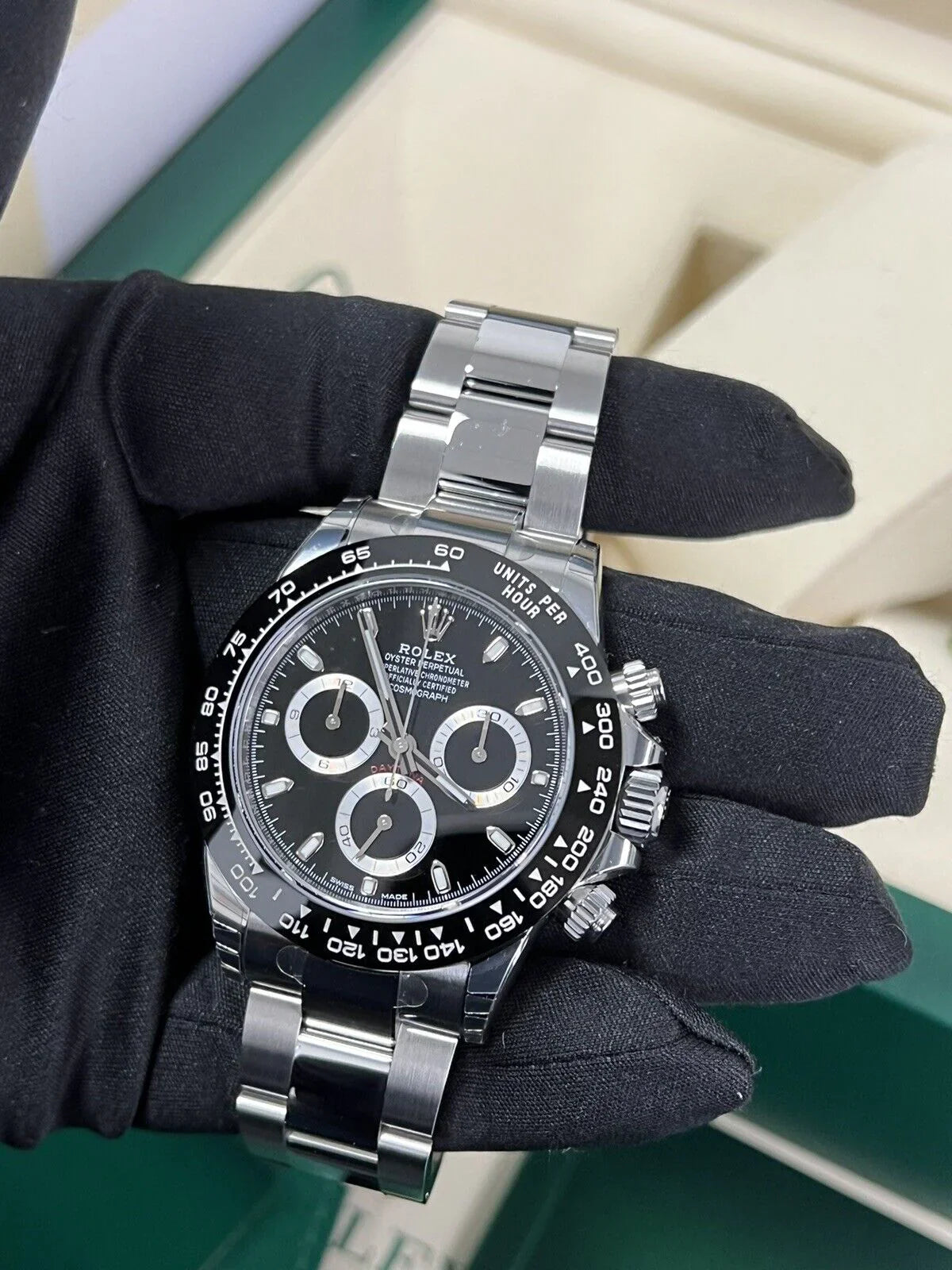 Rolex Cosmograph Daytona Black dial  comInline Delivery Info