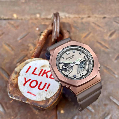 G-SHOCK GM-2100 Brown Metal Body