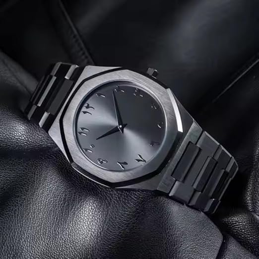 Arabic Black Aura Watch - Premium Limited Edition Timepiece