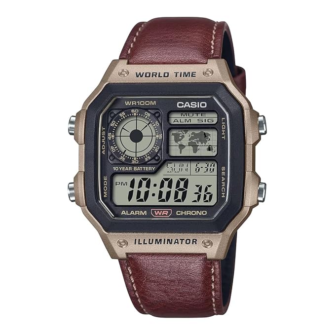 CASIO AE 1200 LEATHER