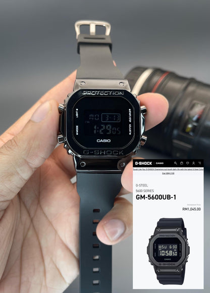 G-SHOCK 5600BB METAL BODY BLACK