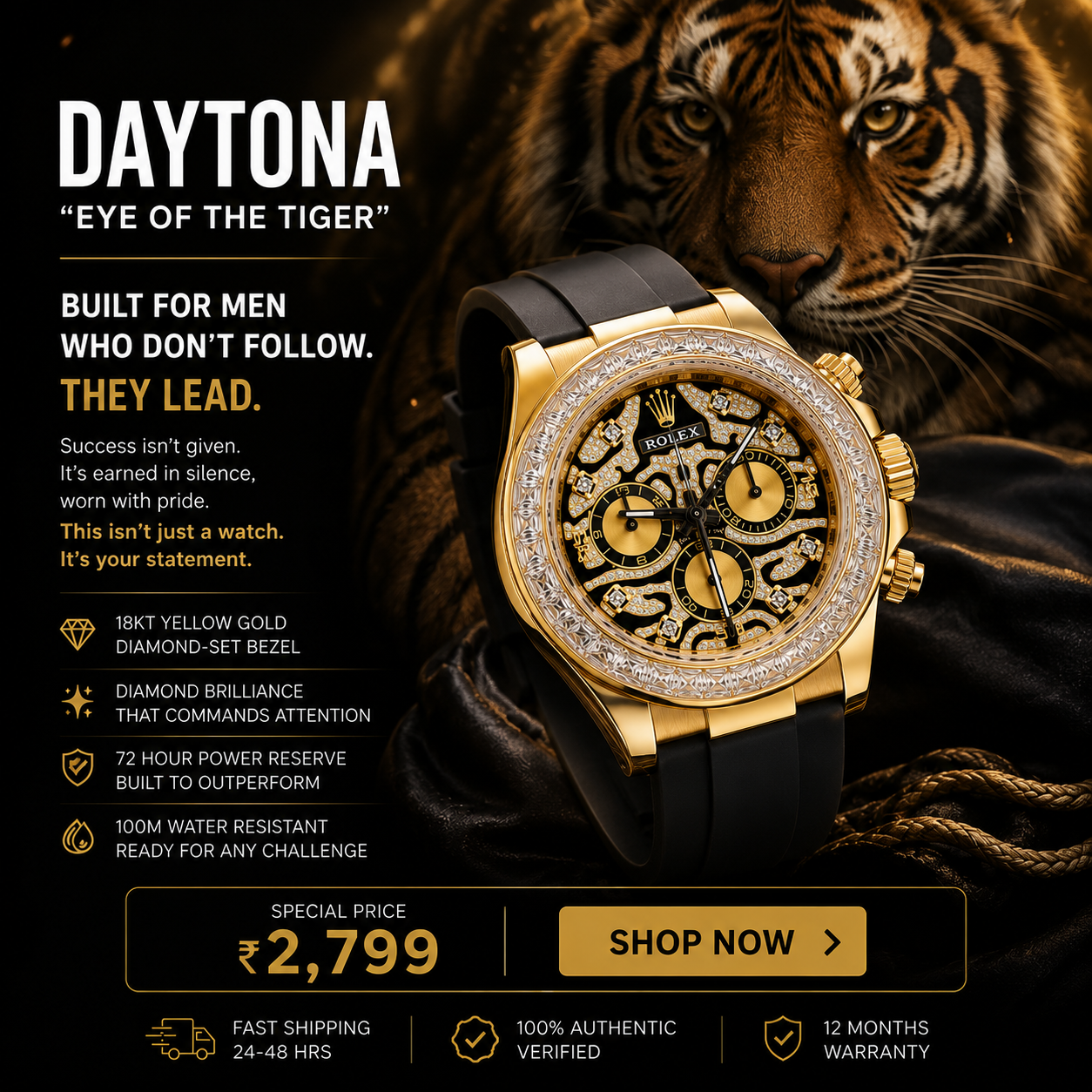 Rolex Daytona Eye Of The Tiger