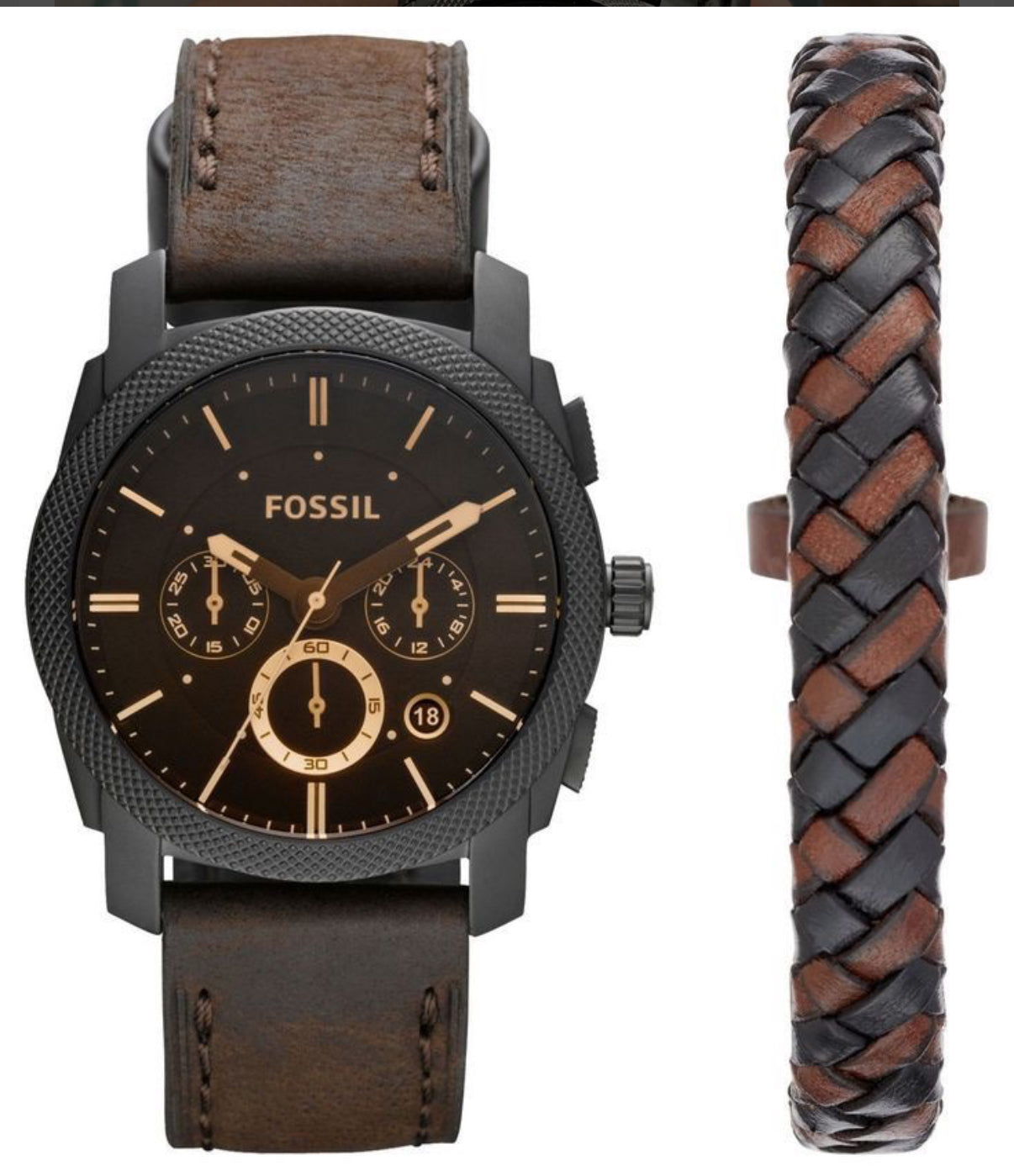 Fossil FS5251 Japanese Brown Dial & Brown Leather Strap Men’s Watch