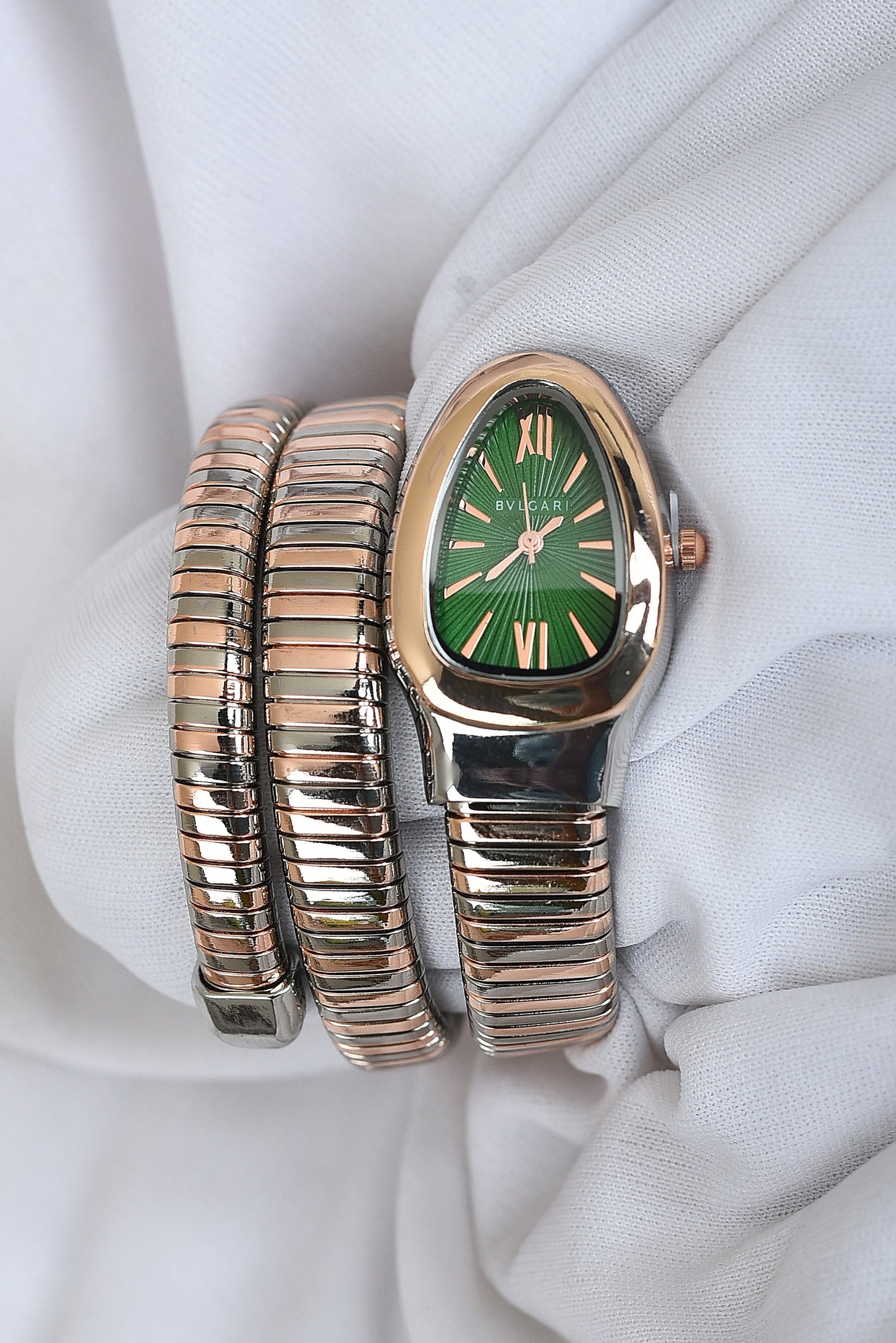 BVLGARI-TWOTONE-ROSEGOLD-WITHOUTSTONE