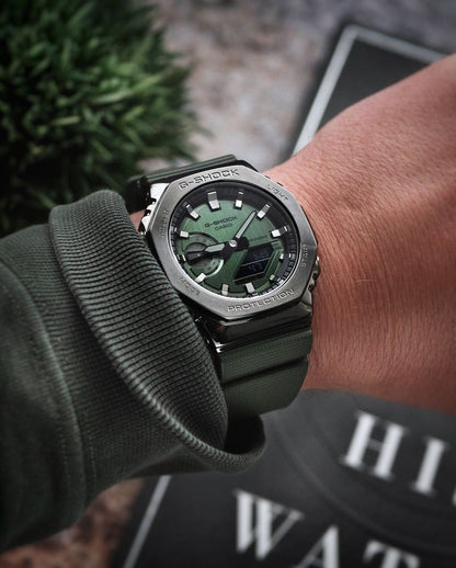 G-SHOCK GM 2100 GREEN METAL BODY