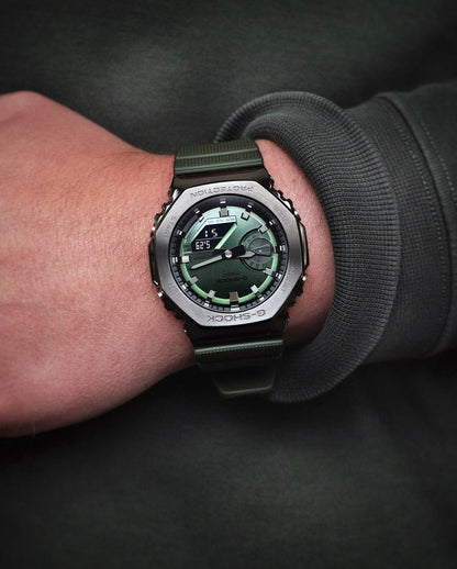 G-SHOCK GM 2100 GREEN METAL BODY