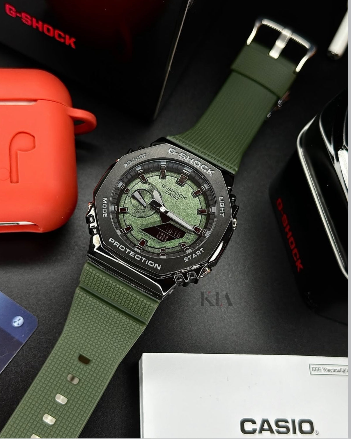 G-SHOCK GM 2100 GREEN METAL BODY