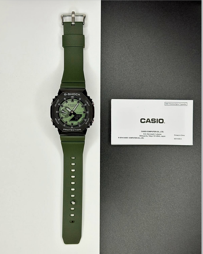 G-SHOCK GM 2100 GREEN METAL BODY