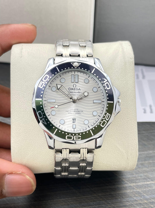 Omega  Seamaster white dial Stailess steel