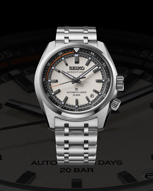 Seiko Prospex Speedtimer Con Temporizador Silver-Grey Exclusive