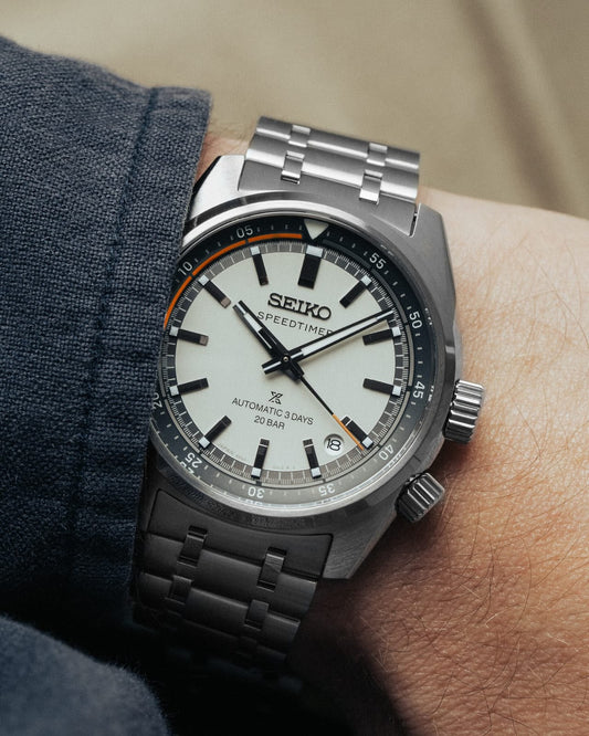Seiko Prospex Speedtimer Con Temporizador Silver-Grey Exclusive