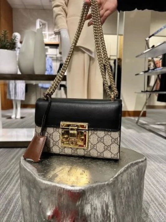 Gucci Padlock GG Supreme small shoulder bag
