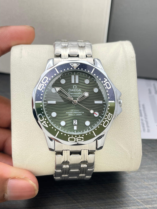 Omega  Seamaster Green Dial Stainless steel
