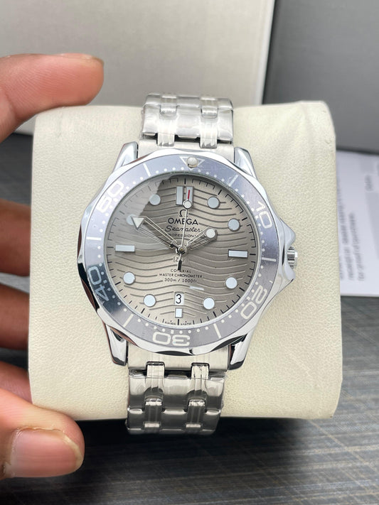 Omega  Seamaster Silver Dial Stainless steel