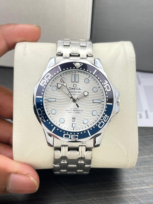 Omega  Seamaster Silver  Dial Stainless steel