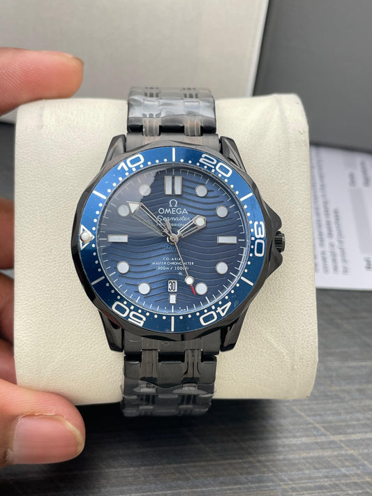 Omega  Seamaster Blue Dial Stainless steel