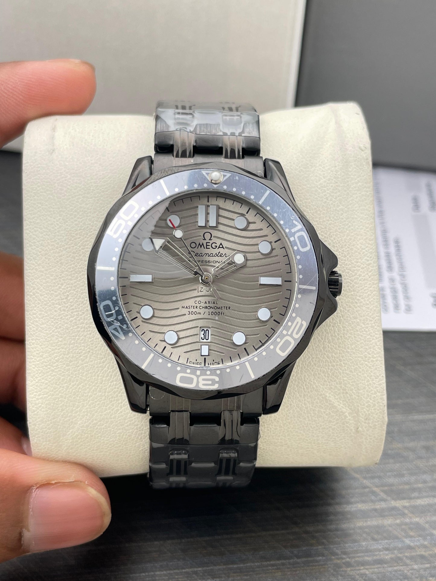 Omega  Seamaster Silver Dial Stainless steel