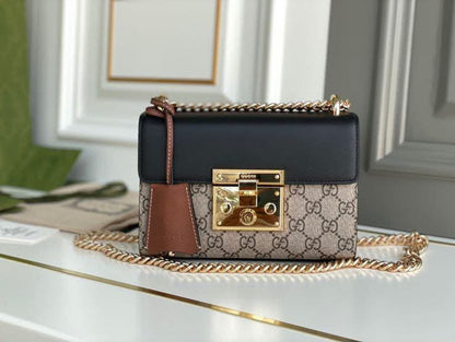 Gucci Padlock GG Supreme small shoulder bag