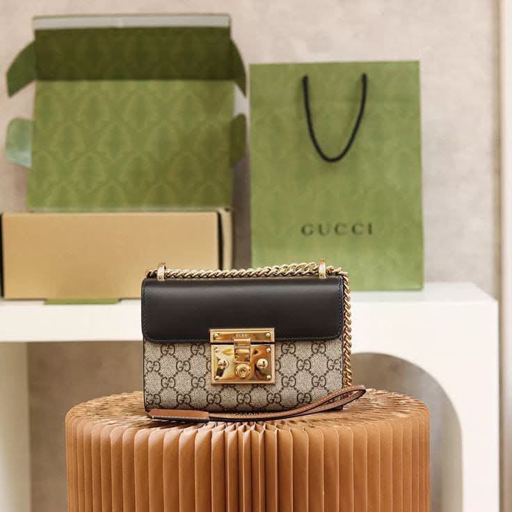 Gucci Padlock GG Supreme small shoulder bag