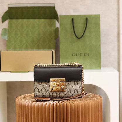 Gucci Padlock GG Supreme small shoulder bag