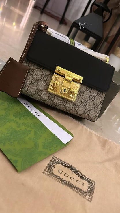 Gucci Padlock GG Supreme small shoulder bag