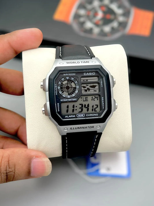 Casio 1200 SIlver C/ Black
