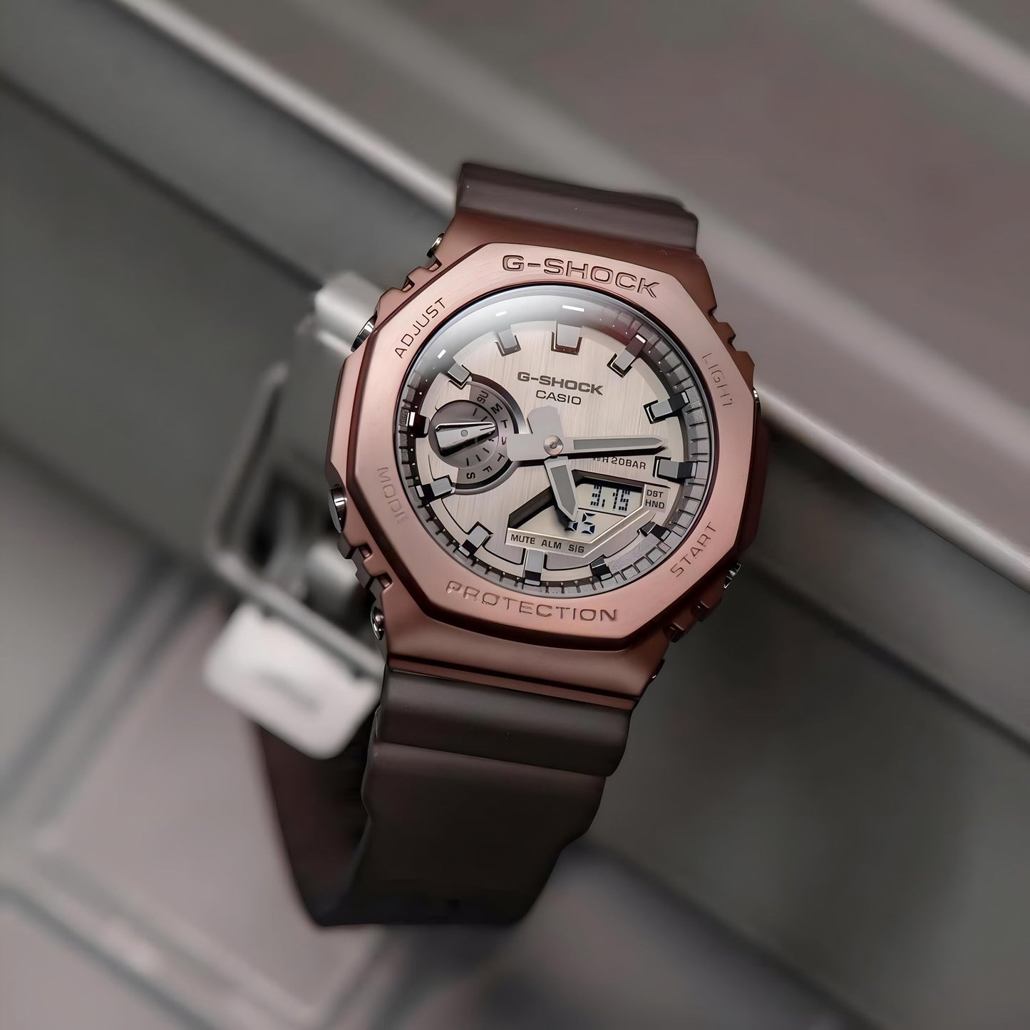 G-SHOCK GM-2100 Brown Metal Body