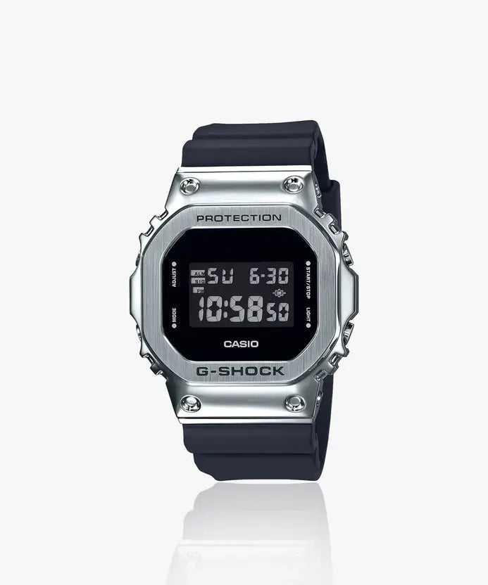 G-SHOCK 5600BB METAL BODY SILVER BLACK