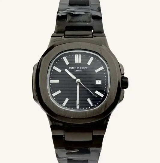 Patek Phillipe Geneve Stainless Steel Full Black -Luxury Men’s Watch