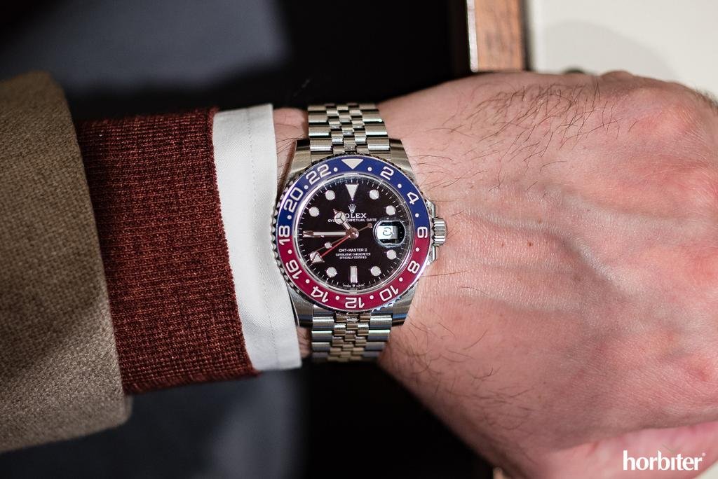 ROLEX GMT MASTER 2 LEFT HAND WATCH – .comInline Delivery Info
